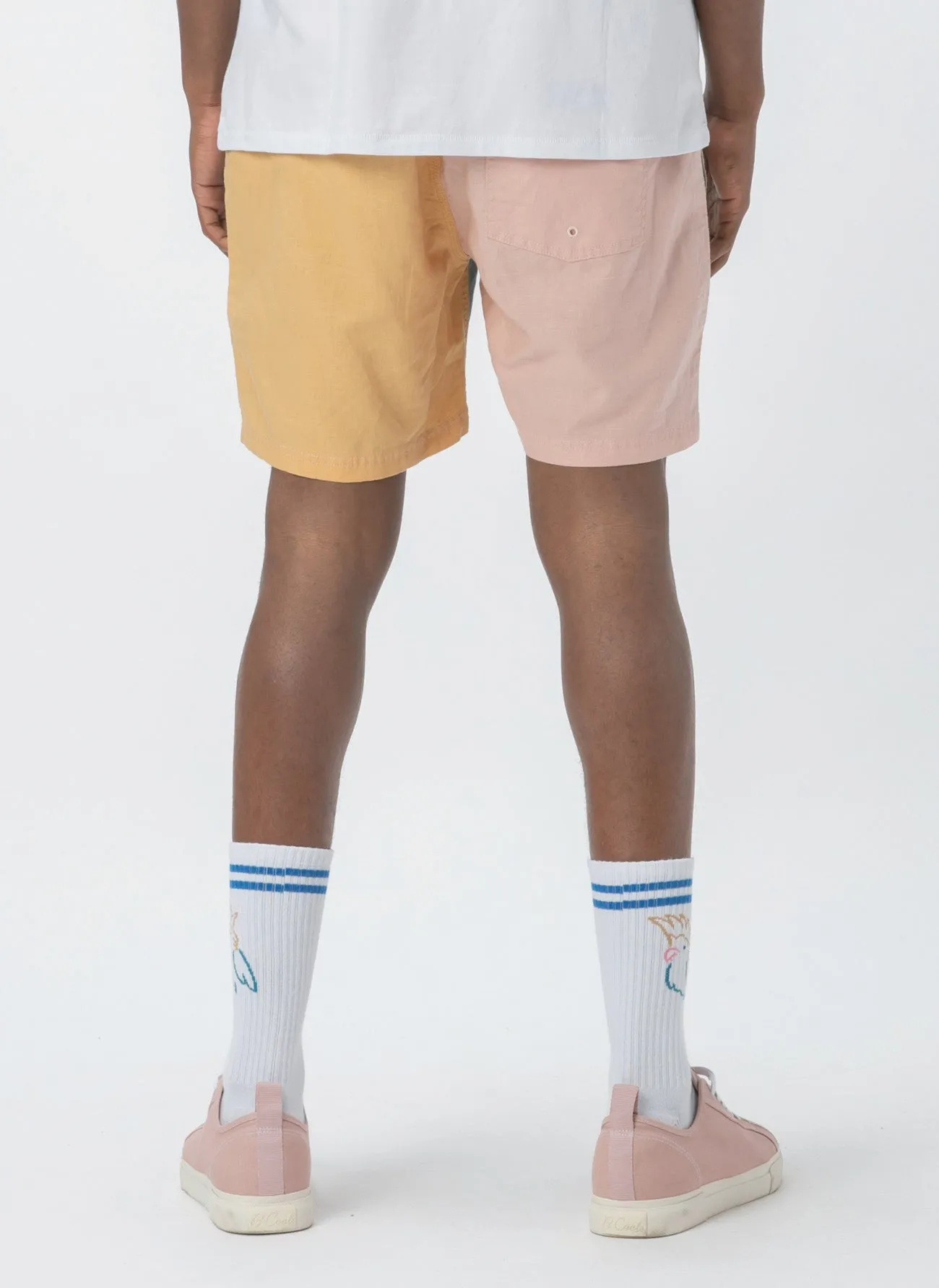 Poolside 17" Short Pastel Colour Block