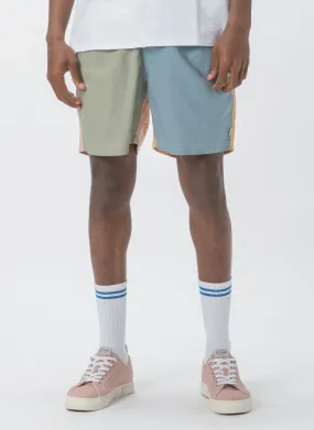 Poolside 17" Short Pastel Colour Block