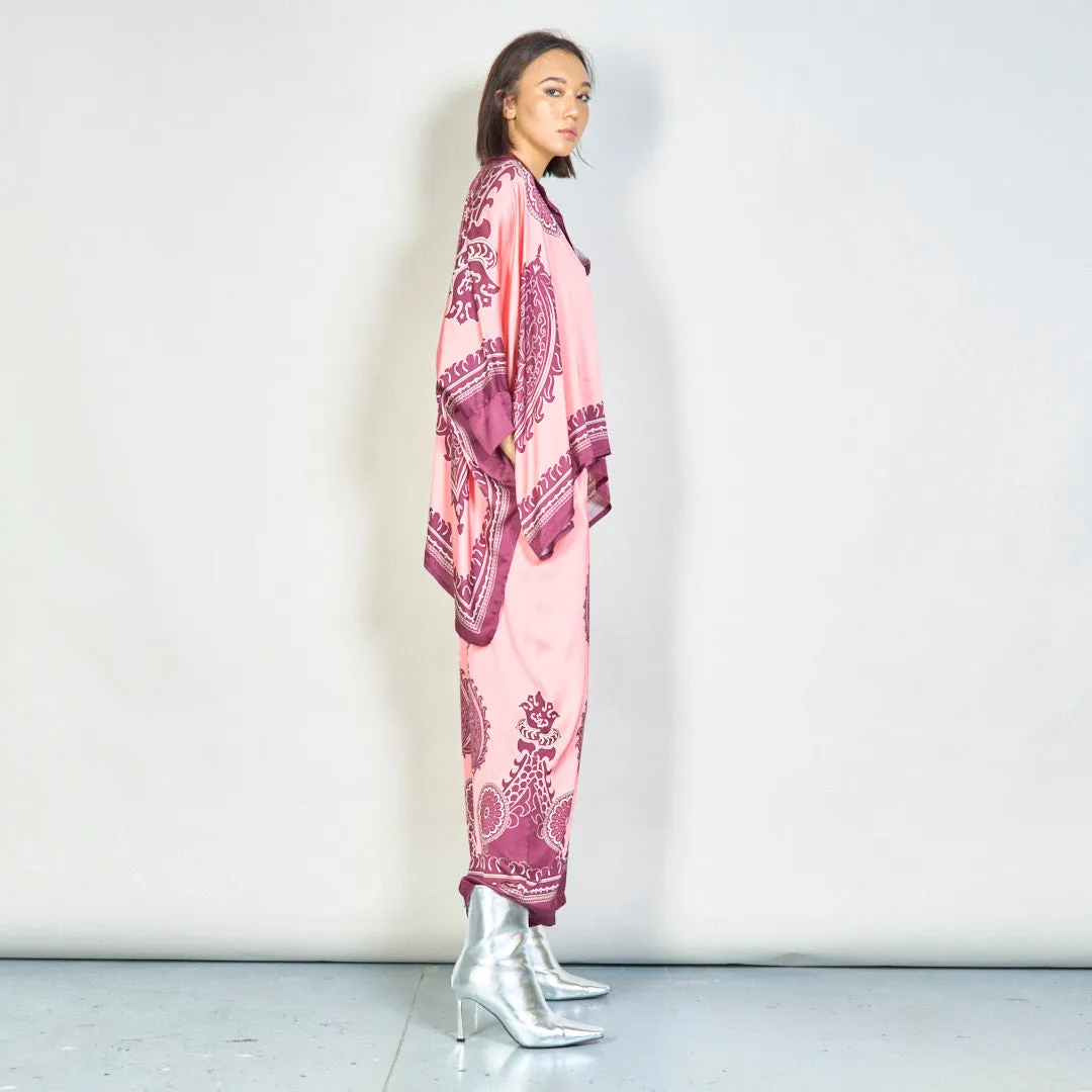 Regal paisley medallion kaftan set wholesale