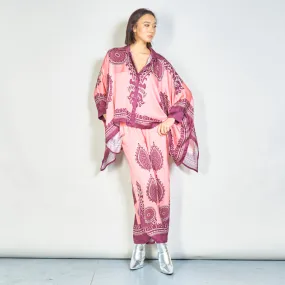 Regal paisley medallion kaftan set wholesale
