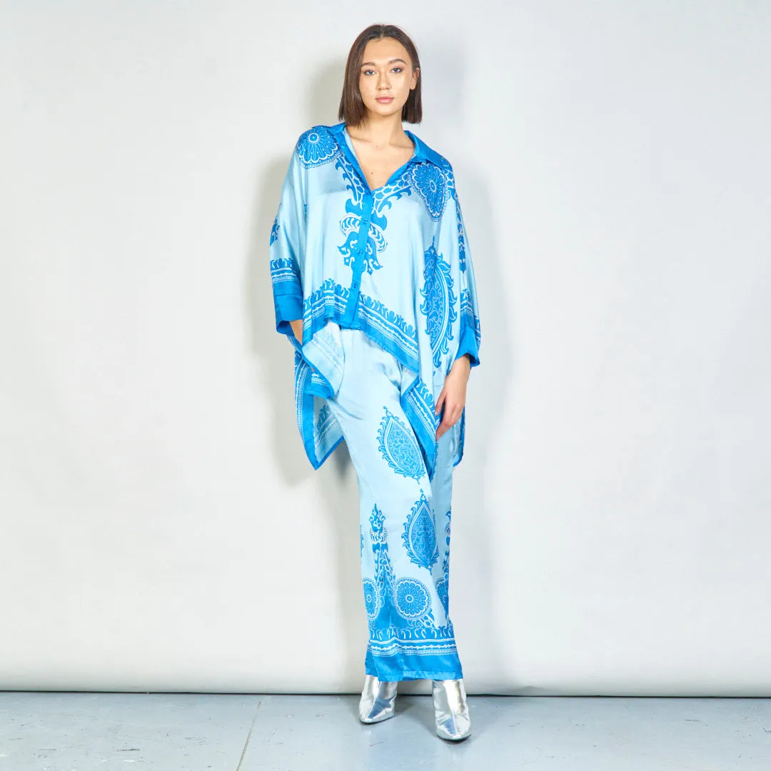 Regal paisley medallion kaftan set wholesale
