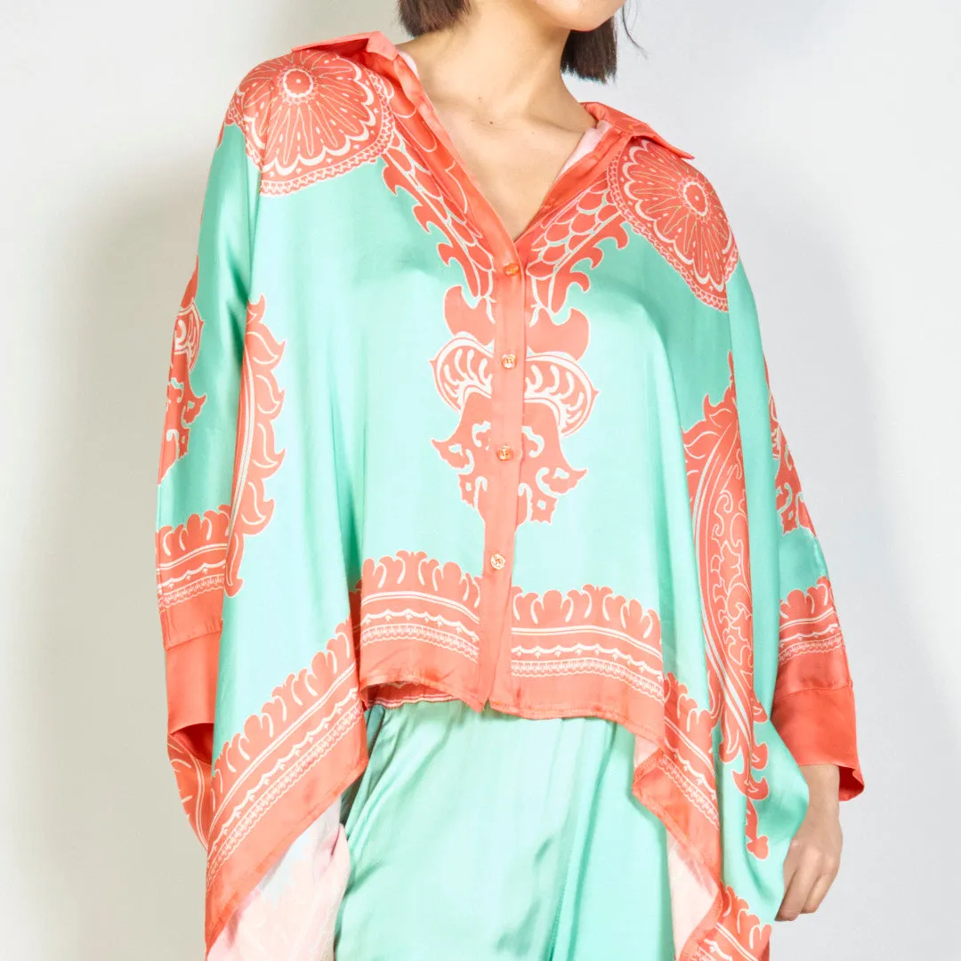 Regal paisley medallion kaftan set wholesale