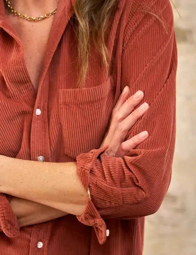 RORY MAXI SHIRTDRESS IN SPICE