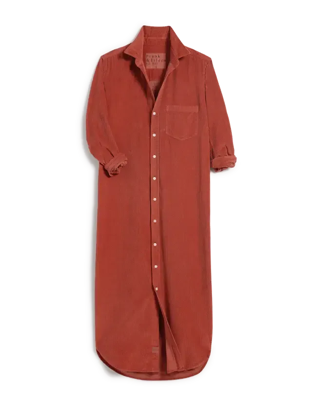 RORY MAXI SHIRTDRESS IN SPICE