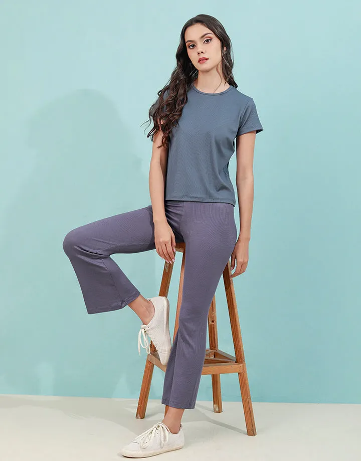 Simple Rib T-Shirt