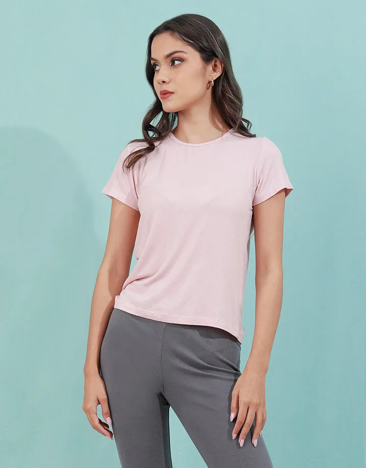 Simple Rib T-Shirt