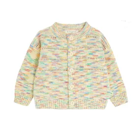 Space Dye Knit Baby Cardigan