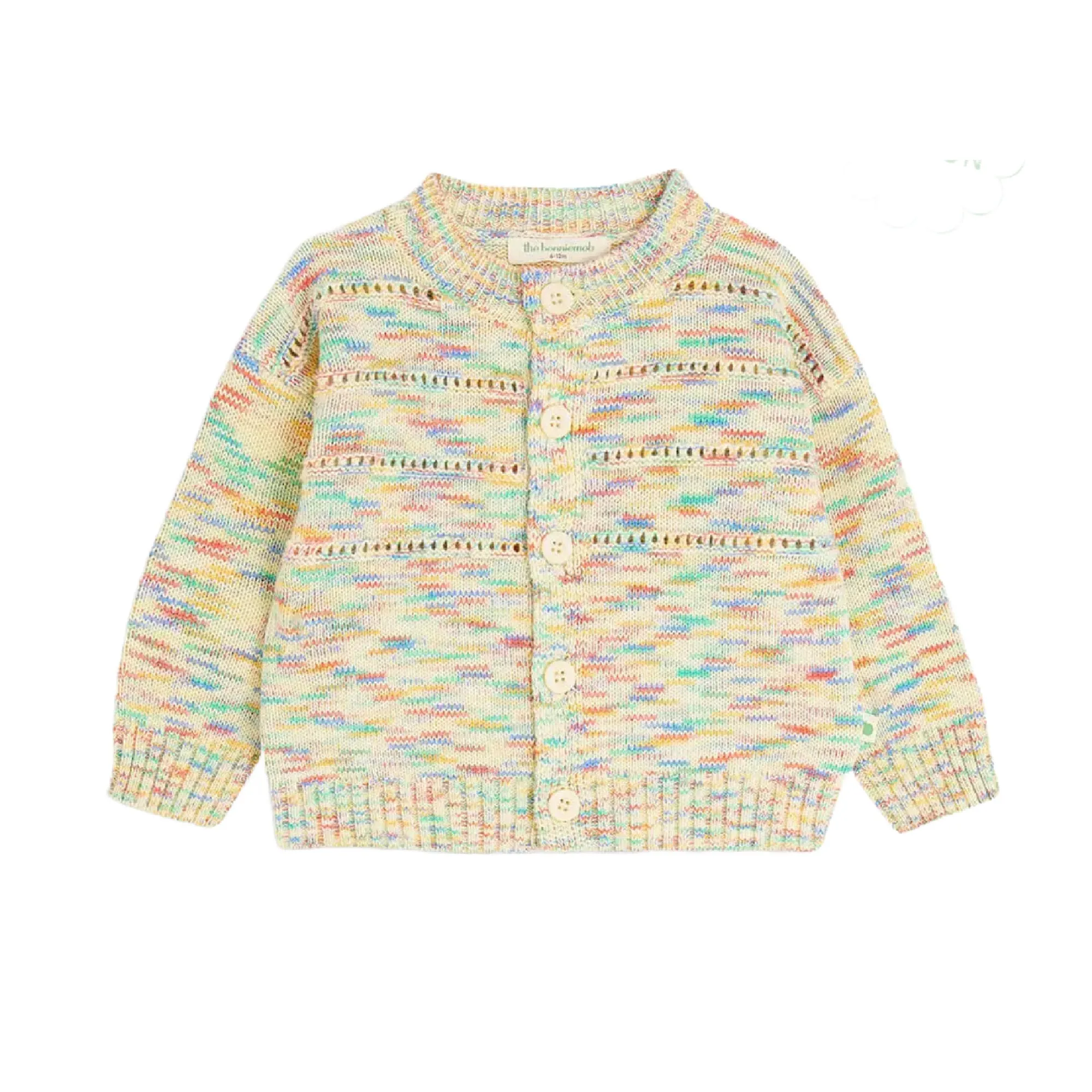 Space Dye Knit Baby Cardigan
