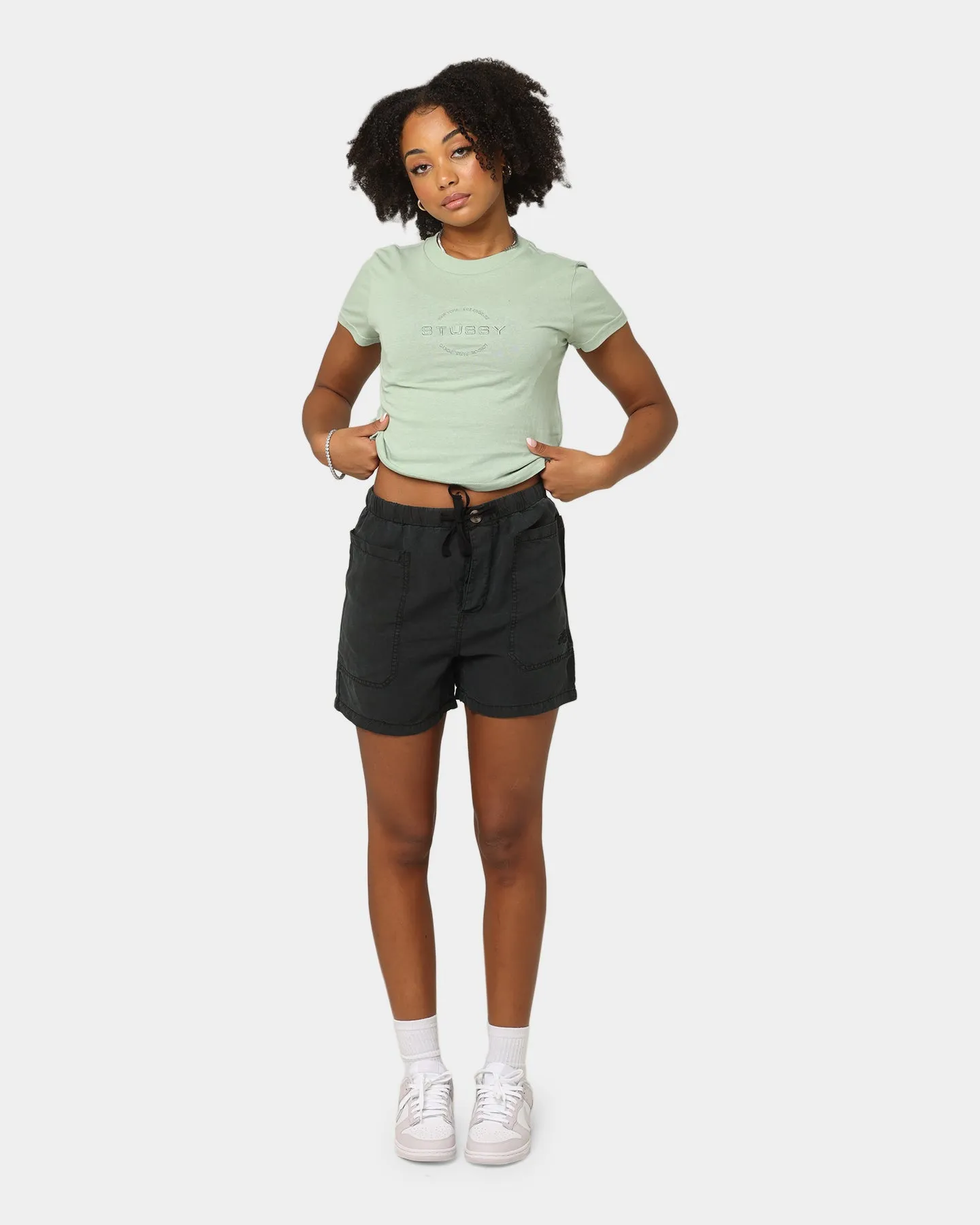 Stussy Women's Dresden HW Twill Shorts Black