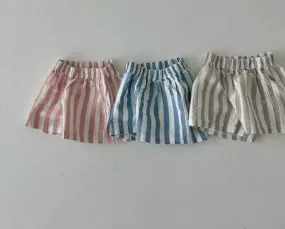 Summer Stripe Shorts - 3 Colors