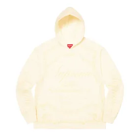 Supreme Celebre Hooded Long Sleeve Top White