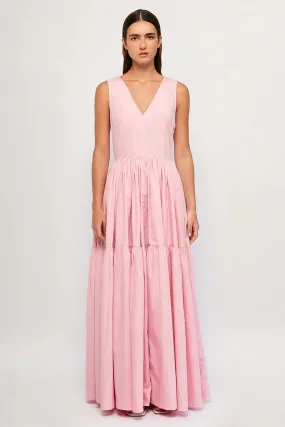S/W/F V Neck Tiered Maxi