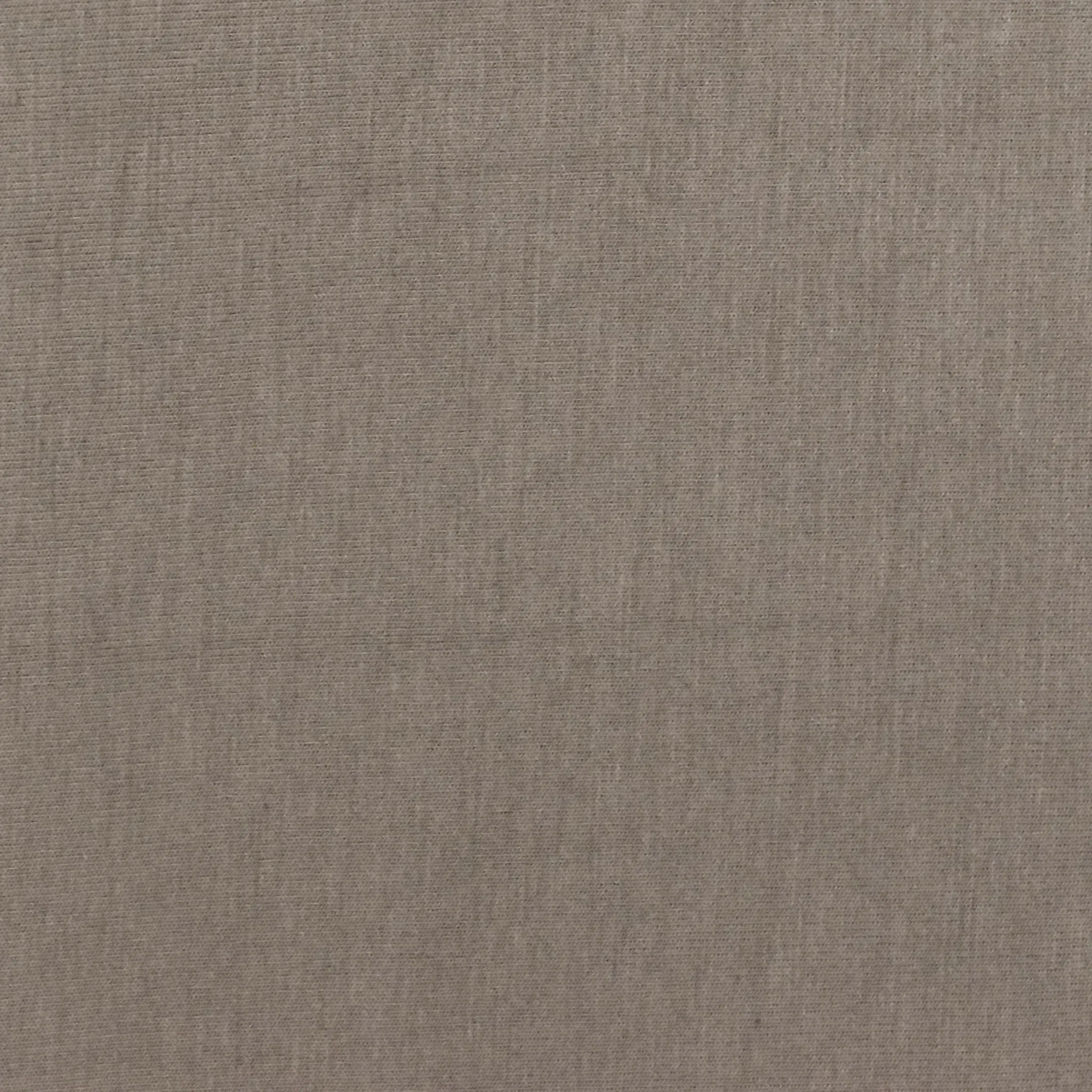 Taupe Brown Stretch Slub Jersey Knit Fabric