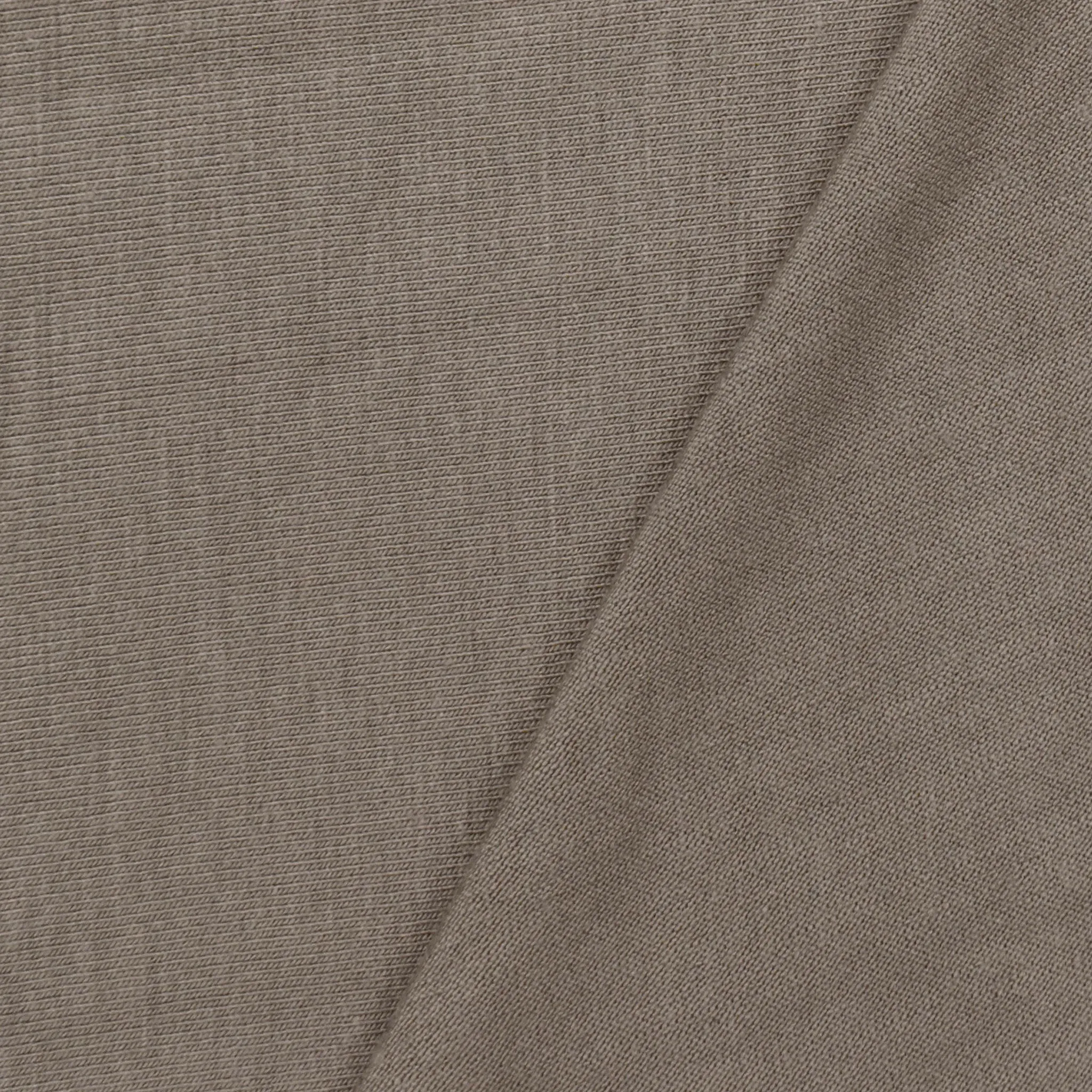Taupe Brown Stretch Slub Jersey Knit Fabric