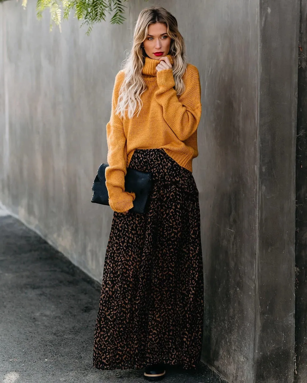 Turtleneck Pullover Solid Color Knit Hollow Backless Sweater Wholesale Women'S Top