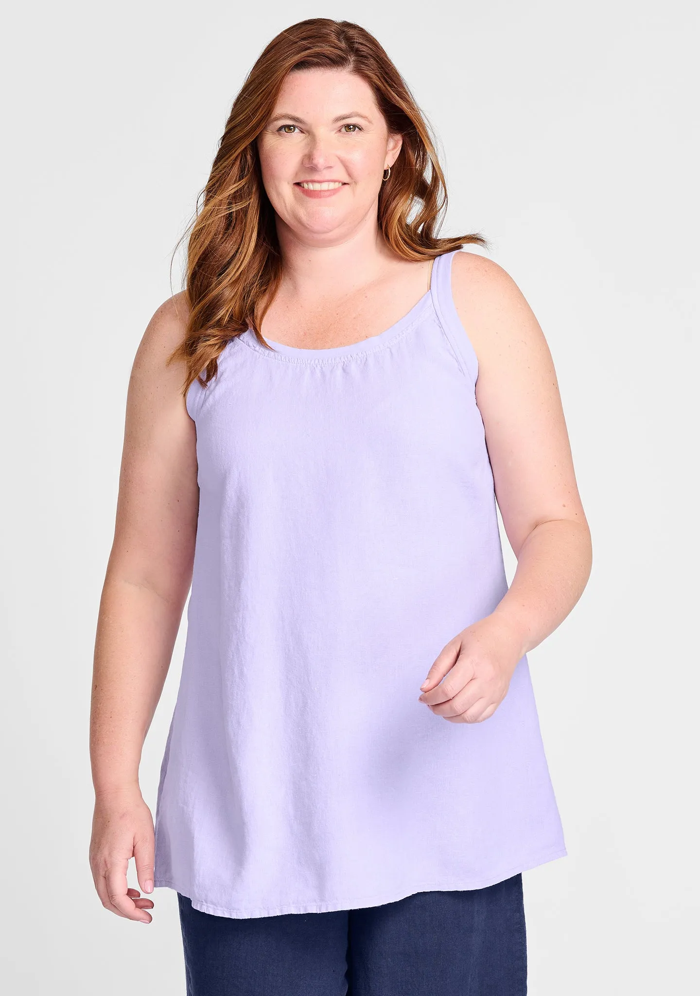 Upward Tank - Linen Tank Top - FINAL SALE