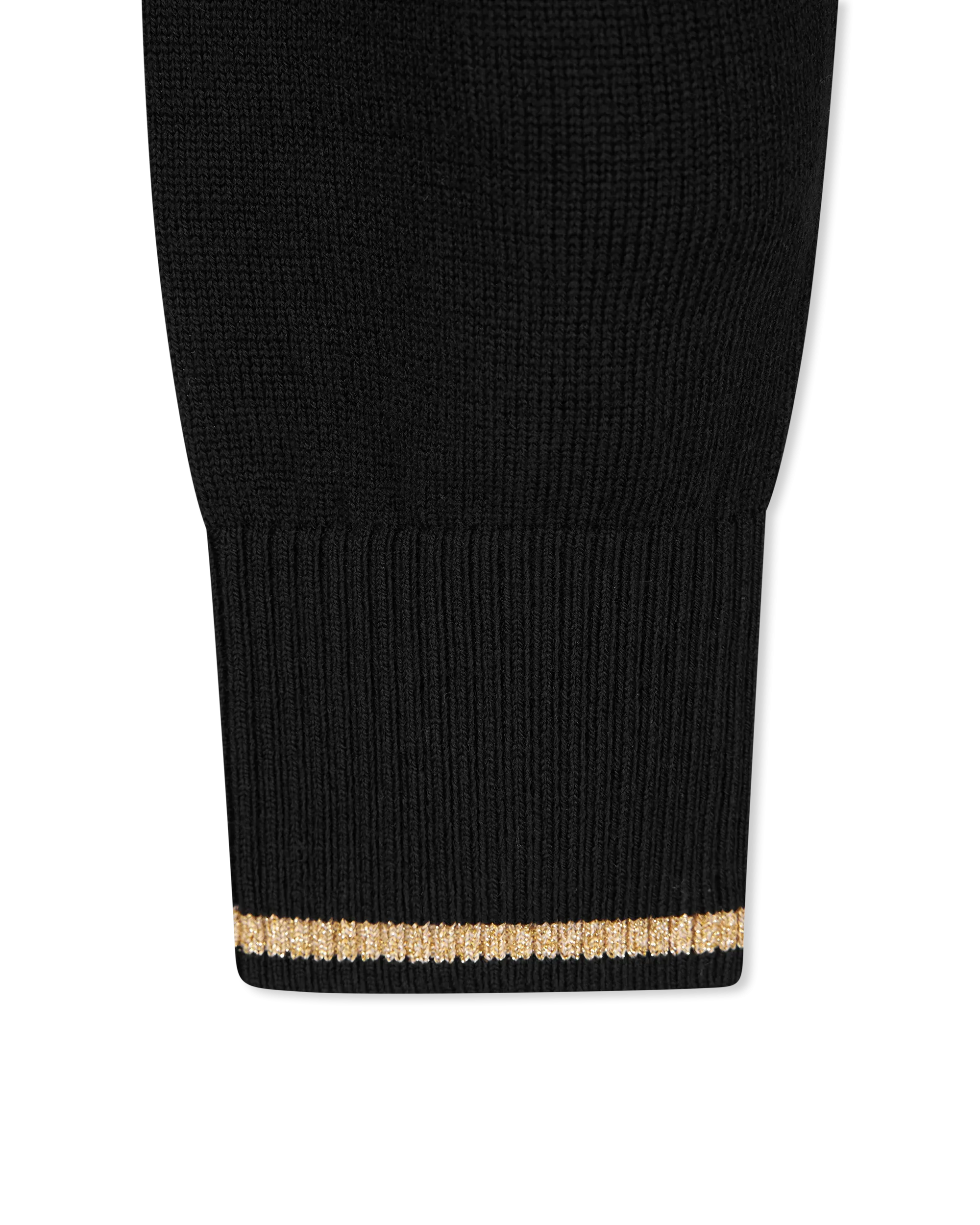 V-Emblem Wool Sweater