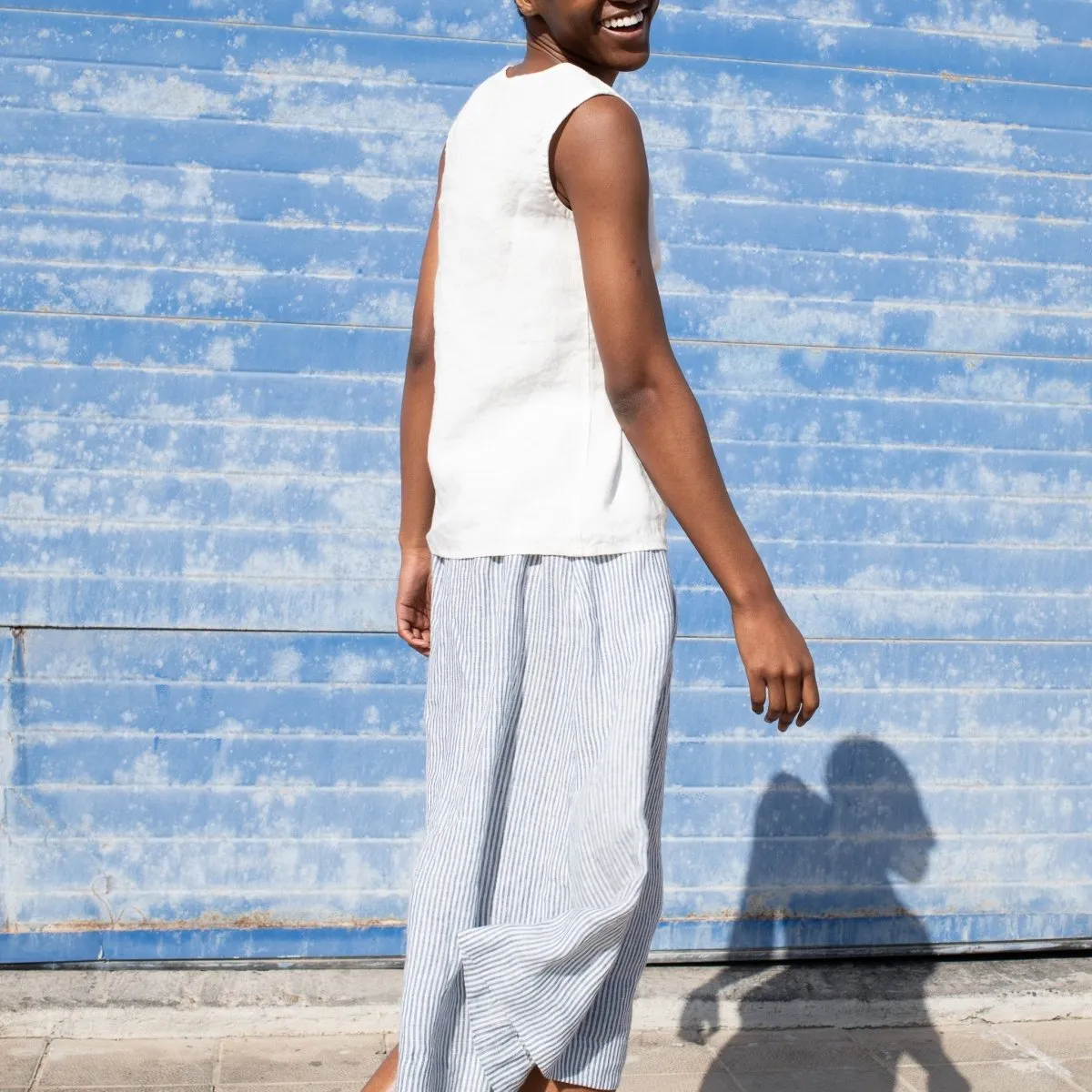 VIENNA linen tank top