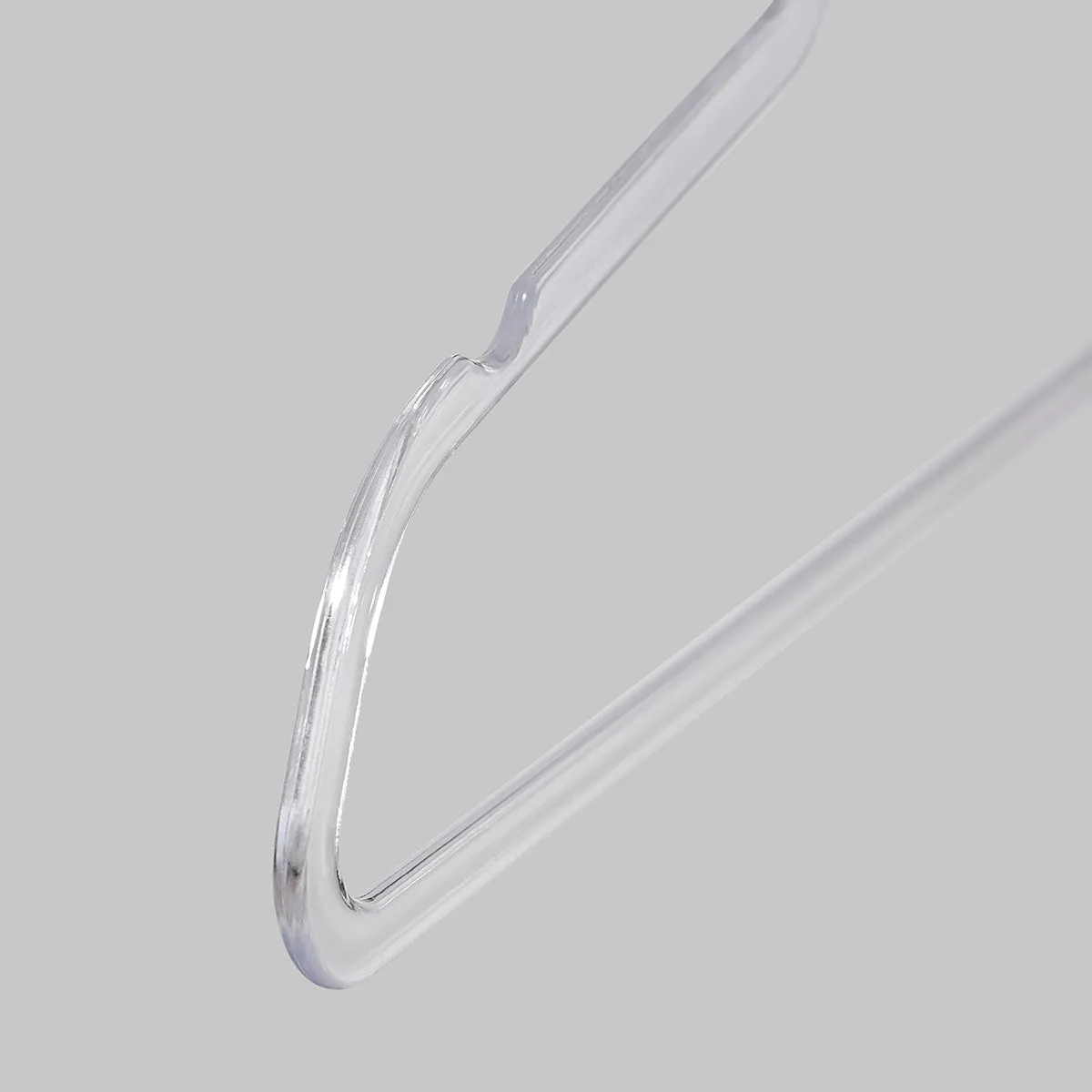 We think storage.™ Acrylic Transparent Hanger for Adult Set of 30