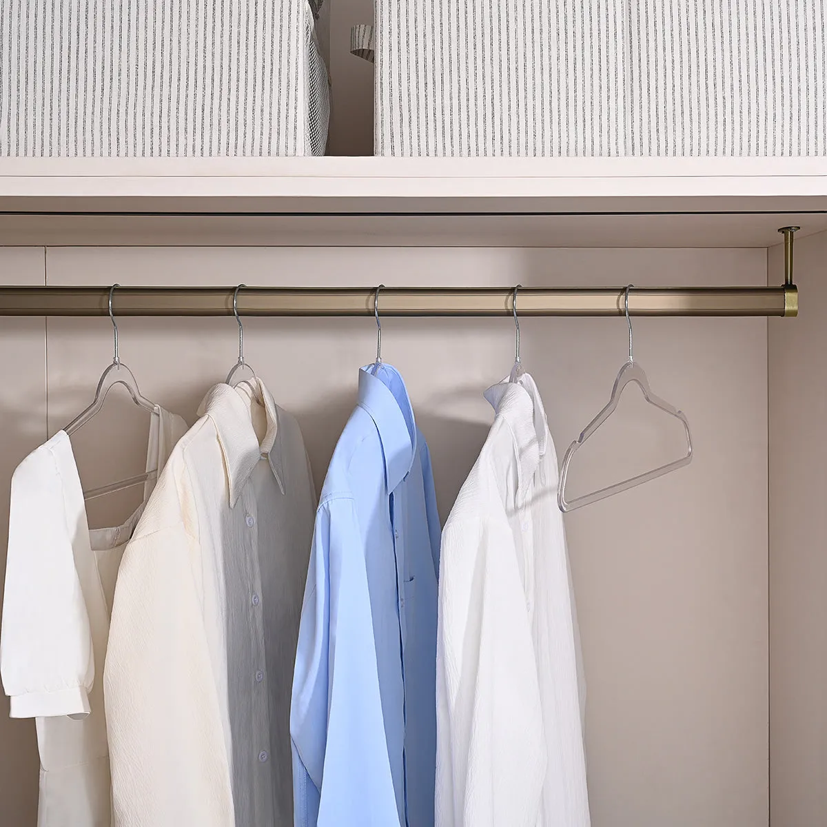 We think storage.™ Acrylic Transparent Hanger for Adult Set of 30