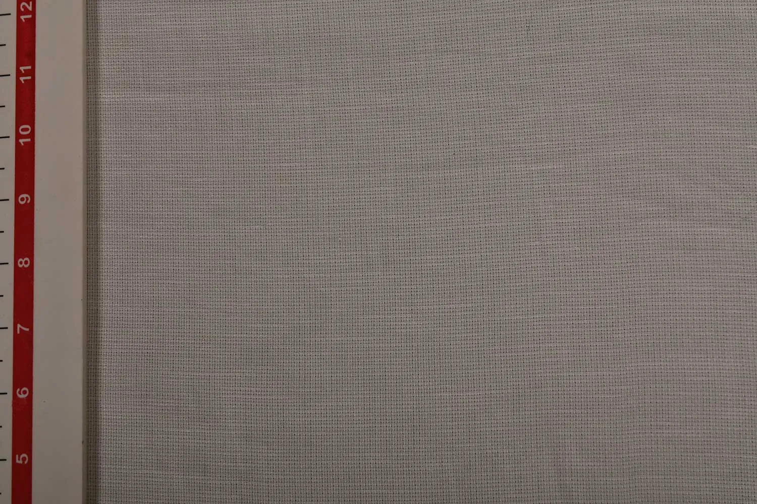 White Plain Cotton Linen Matty Fabric