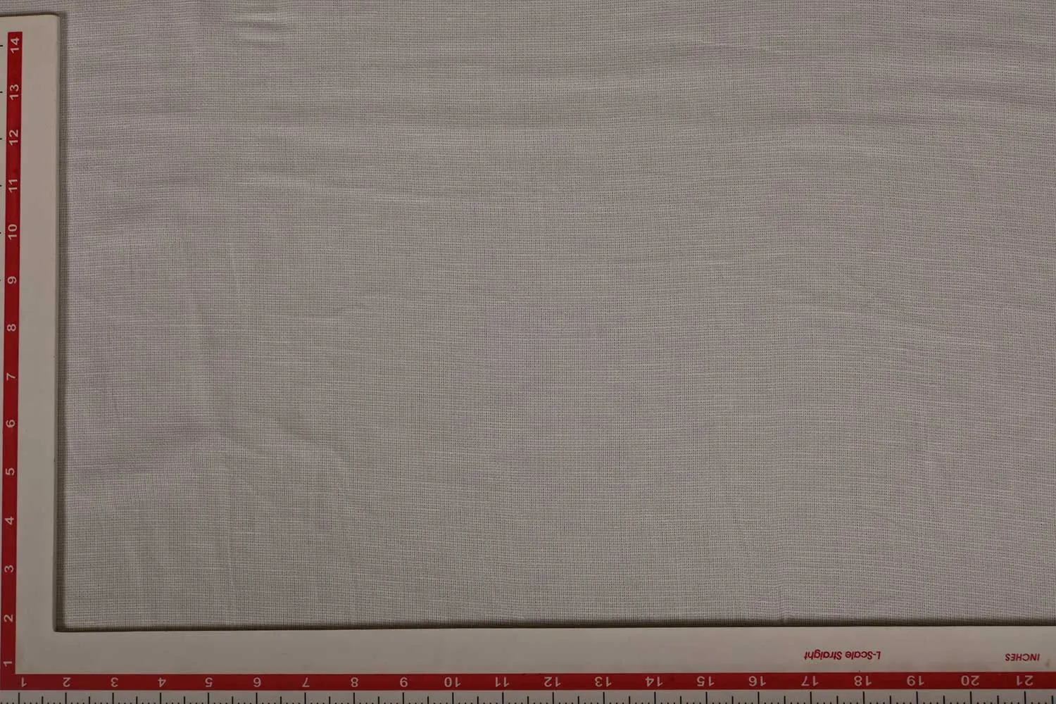 White Plain Cotton Linen Matty Fabric