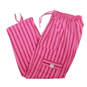(XL) Pinkish Pink with some White Lounge Pants 0153